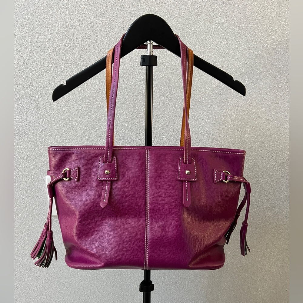 Dooney & Bourke Vibrant Magenta Tote - Picture 2 of 16